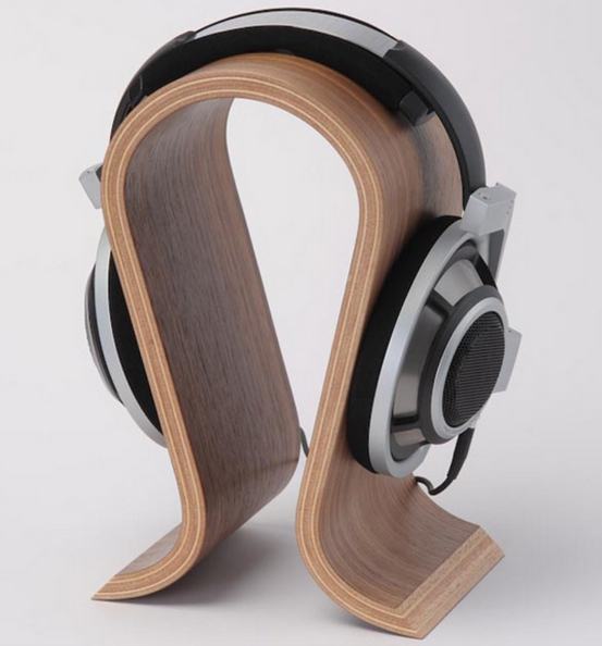 Elegant Wooden Headphone Stand for Stylish Storage